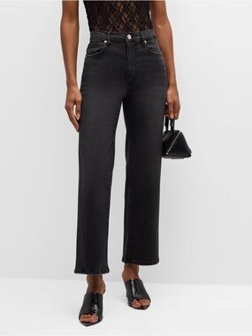 Frame high waisted black Le Sleek